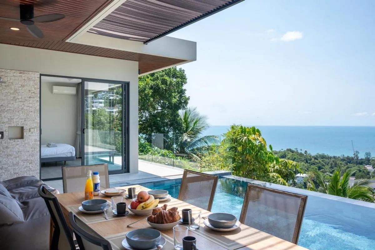Villa Malo 3Br Infinity Pool & Panoramic Sea View Ko Samui Exterior foto