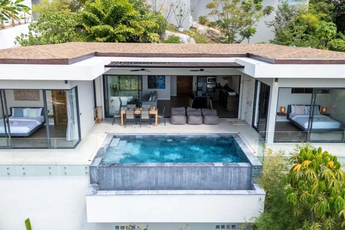 Villa Malo 3Br Infinity Pool & Panoramic Sea View Ko Samui Exterior foto