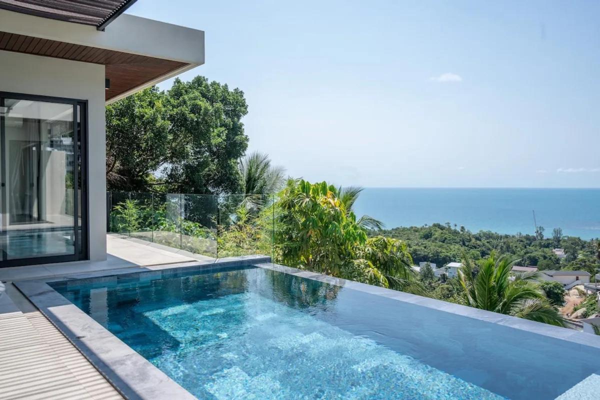 Villa Malo 3Br Infinity Pool & Panoramic Sea View Ko Samui Exterior foto
